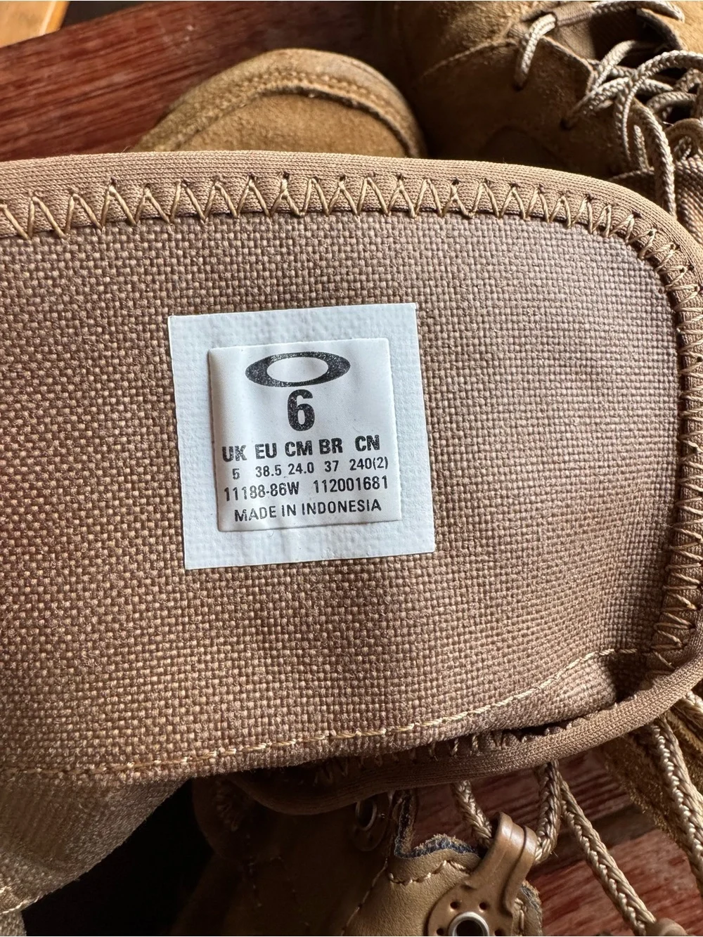 Oakley branded tactical